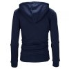 Tommy Hilfiger komplet dresowy granatowy damski spodnie bluza rozpinana z kapturem 